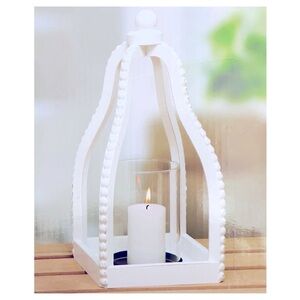 🤍CANDLE HOLDER BEADED